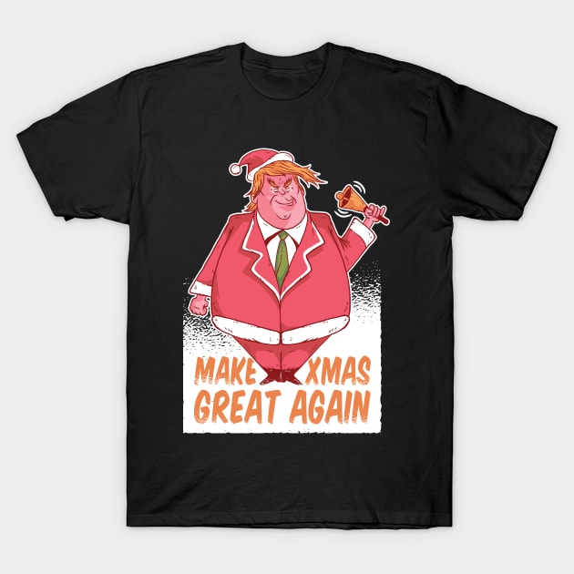 Trump Make Xmas Great Again T-Shirt by madeinchorley